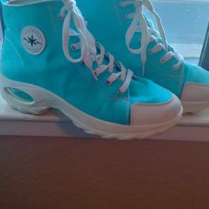 Teal shoes